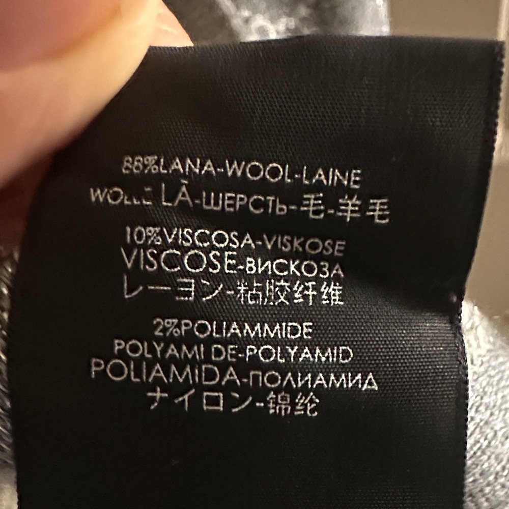 Gucci Charcoal Monogrammed Scarf - Picture 4 of 8